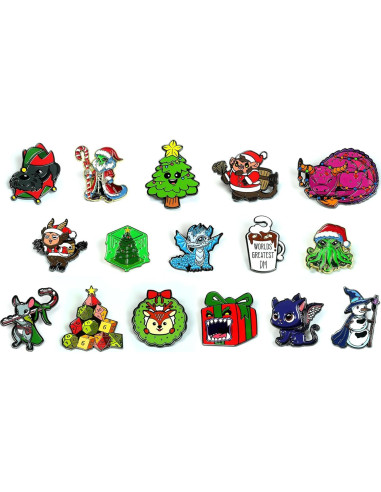 Bolsa de Dados de Misterio 1985 Games, Diseño Navideño