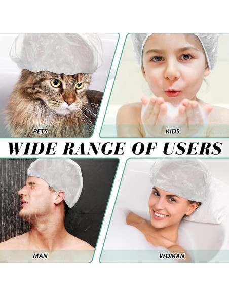 Gorras de Ducha Desechables Leyndo 1000 Pcs Impermeables
