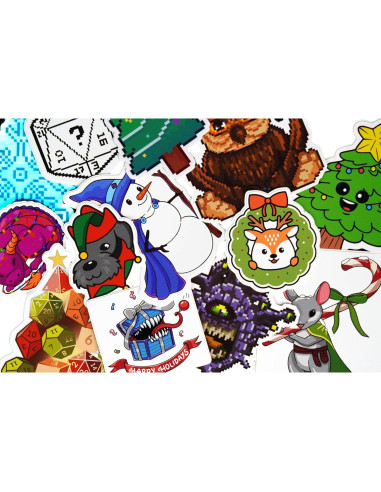 Bolsa de Dados de Misterio 1985 Games, Diseño Navideño