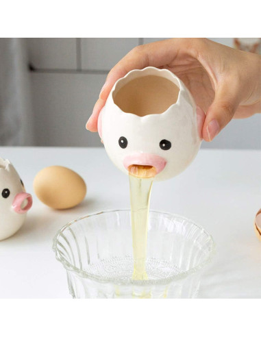 Separador de Yemas de Huevo ZOSTLAND Cerámica Azul 5cm