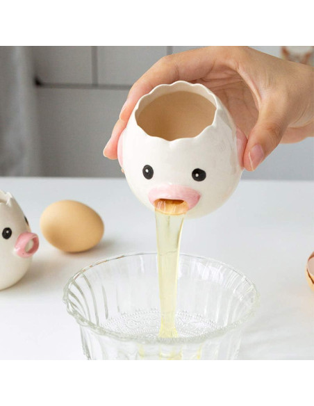 Separador de Yemas de Huevo ZOSTLAND Cerámica Azul 5cm