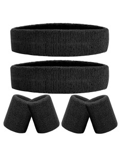 Juego de 6 Bandas para Sudor IMAGERIO - 2 Diademas y 4 Muñequera