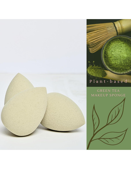 Esponja de Maquillaje Ecológica Bumfuzz - Té Verde 1 Cuenta