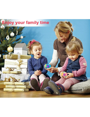 Bola de Rompecabezas Arcoíris Vdealen 7 cm - Juguete Fidget