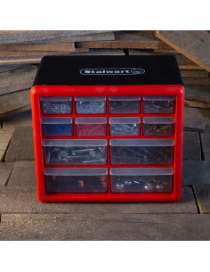 Organizador de Almacenamiento Stalwart 12 Cajones - 4 Grandes y 8 Pequeños 2