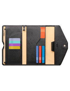 Portafolio de Pasaporte ZOPPEN Multifuncional con Bloqueo RFID