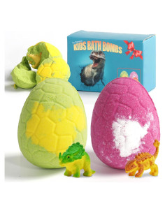 Bombas de Baño Orgánicas para Niños Zeewoo - 2 Piezas con Juguetes