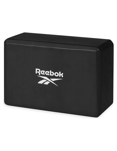 Bloque de Yoga Reebok Negro 10.16x15.24x22.86 cm Antideslizante