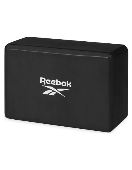 Bloque de Yoga Reebok Negro 10.16x15.24x22.86 cm Antideslizante