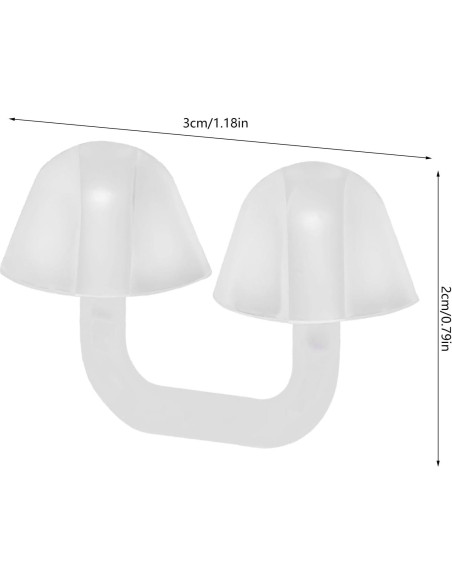 Clip de Nariz Reutilizable PTILSERY para Nadar y Bucear