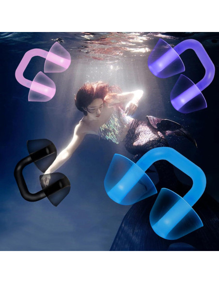 Clip de Nariz Reutilizable PTILSERY para Nadar y Bucear