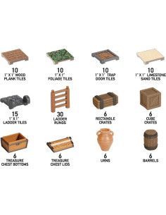 Conjunto de expansión Monster Adventure Terrain 121 piezas 2