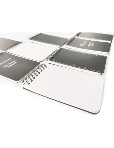 Cuadernos Espiral Spiritmate 3x5" Tapa Dura 4 Paquete Ecológico