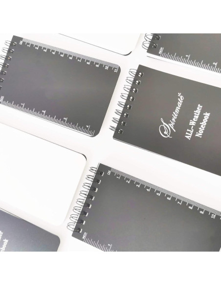 Cuadernos Espiral Spiritmate 3x5" Tapa Dura 4 Paquete Ecológico