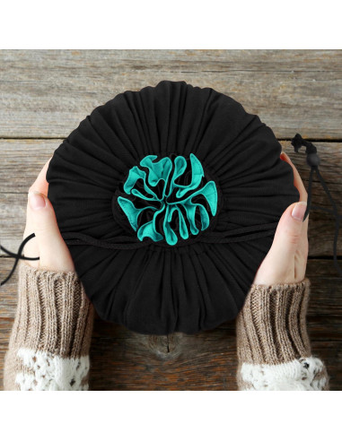 Bolsa Grande para Dados SIQUK 300 Dados Negro y Cian