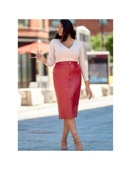 Kit de Patrones de Costura McCall's M8149 para Falda Lápiz Tallas 8-16