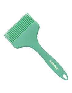 Brocha de Silicona Honsva 21.6 cm Resistente al Calor Verde Menta