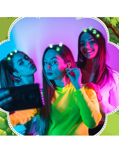 30 Clips de Pelo Mini Animales Brillantes Luinabio