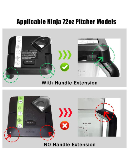 Tapa de Reemplazo para Licuadora Ninja 72 oz - Vofiiln