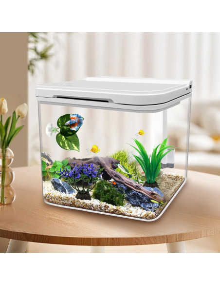 Hamaca para Peces Betta Moonorange - 3 Almohadillas de Hoja