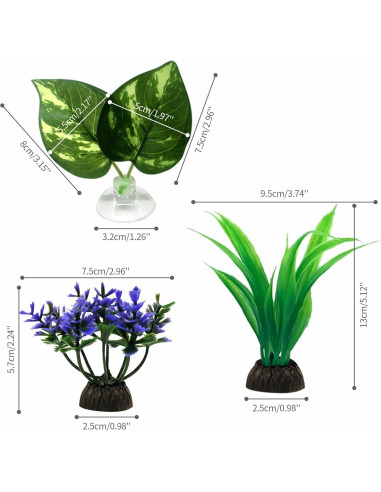 Hamaca para Peces Betta Moonorange - 3 Almohadillas de Hoja