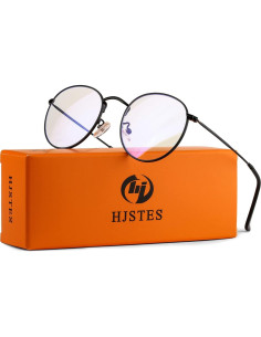 Gafas Redondas Bloqueadoras de Luz Azul HJSTES - Metal Retro 2