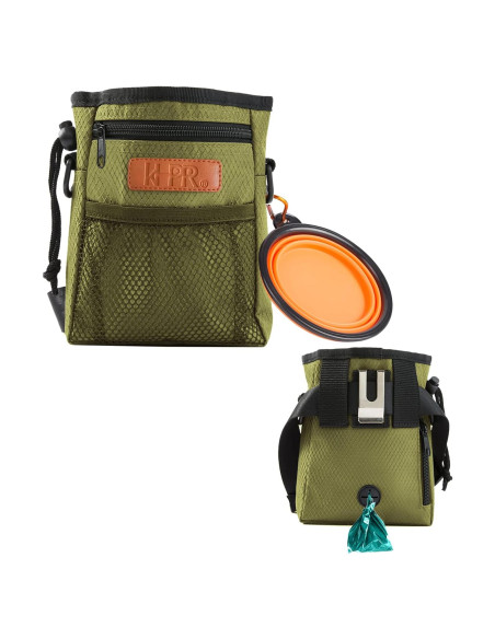 Bolsa de Entrenamiento para Perros KHPR Verde Militar
