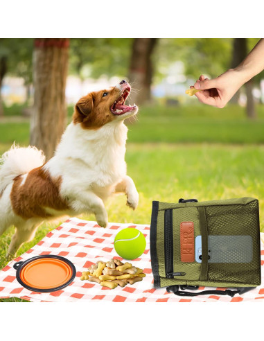 Bolsa de Entrenamiento para Perros KHPR Verde Militar