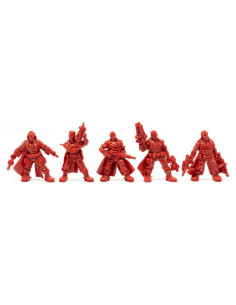 Conjunto de Figuras de Acción Miniatura Tehnolog 5 Pcs RPG 5 cm