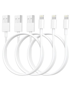 Cable de Carga Rápida PGQBS Lightning a USB 1.83m 3Pack