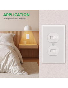 Interruptor de Luz Doble Palanca Wengart 15A 120V Paquete 2 2