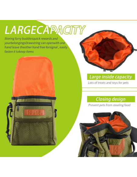 Bolsa de Entrenamiento para Perros KHPR Verde Militar