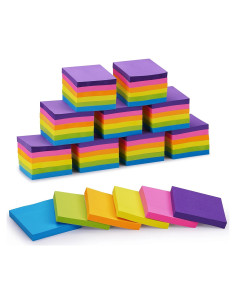 Notas Adhesivas Ezzgol 60 Blocs 3x3 cm Colores Brillantes
