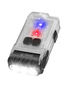 Linterna EDC BORUIT V15 1200 Lúmenes Recargable USB IP67