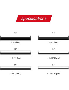 Kit de Tubos Termocontraíbles Nilight 130 Pcs 3:1 Doble Pared 2