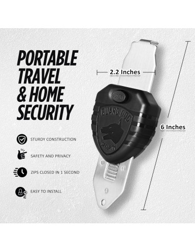 Cerradura Portátil Guard Dog Security BlockLock para Puertas