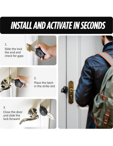 Cerradura Portátil Guard Dog Security BlockLock para Puertas