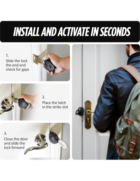 Cerradura Portátil Guard Dog Security BlockLock para Puertas