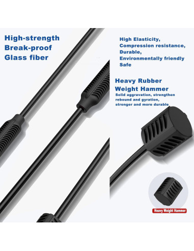 Juego de Yoga WinnerAide - Flexi Bar y Banda de Resistencia