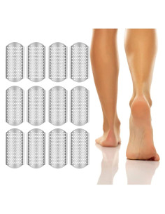 Lima para pies Paddsun 12 Pcs Removedor de callos Acero inoxidable