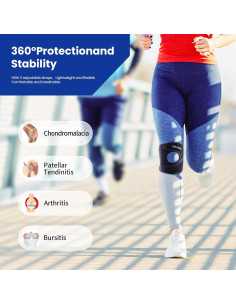 Soporte de Rodilla Patelar Galvaran Ajustable para Alivio del Dolor 2