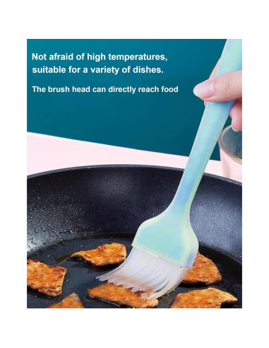 Set de Brochas de Silicona Konilaomu 25.4 y 20.3 cm Azul