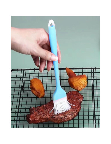 Set de Brochas de Silicona Konilaomu 25.4 y 20.3 cm Azul