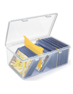Caja de Almacenamiento para 500 Cartas SAMYUCHO con Divisores