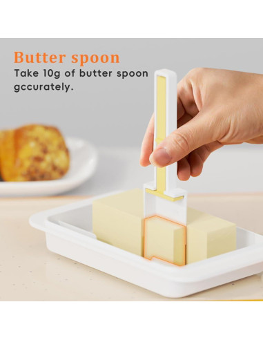 Plato para Mantequilla con Cuchara Arswin - Grande Negro