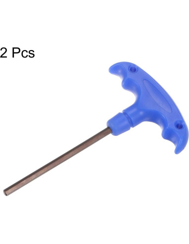 Llave Hexagonal T TOP-VIGOR 4mm Acero S2 2Pcs