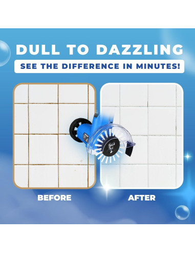 Cepillos de Repuesto Grout Groovy - Paquete de 3 para Limpieza