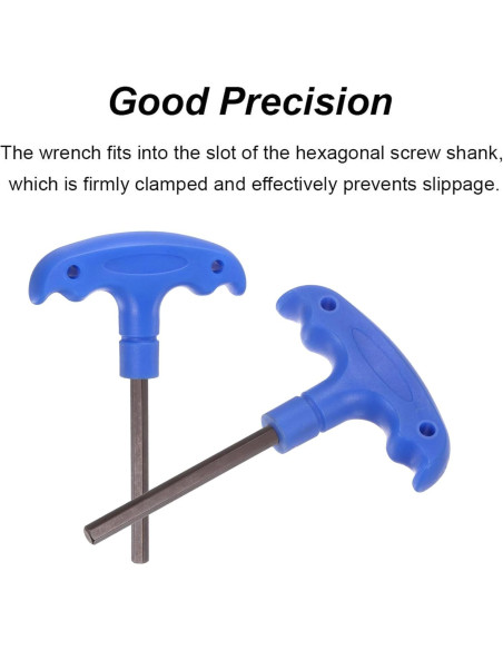 Llave Hexagonal T TOP-VIGOR 4mm Acero S2 2Pcs