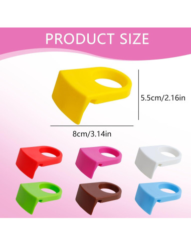 14 Sujetadores de Clip para Copas de Vino Koceci Coloridos