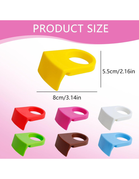 14 Sujetadores de Clip para Copas de Vino Koceci Coloridos